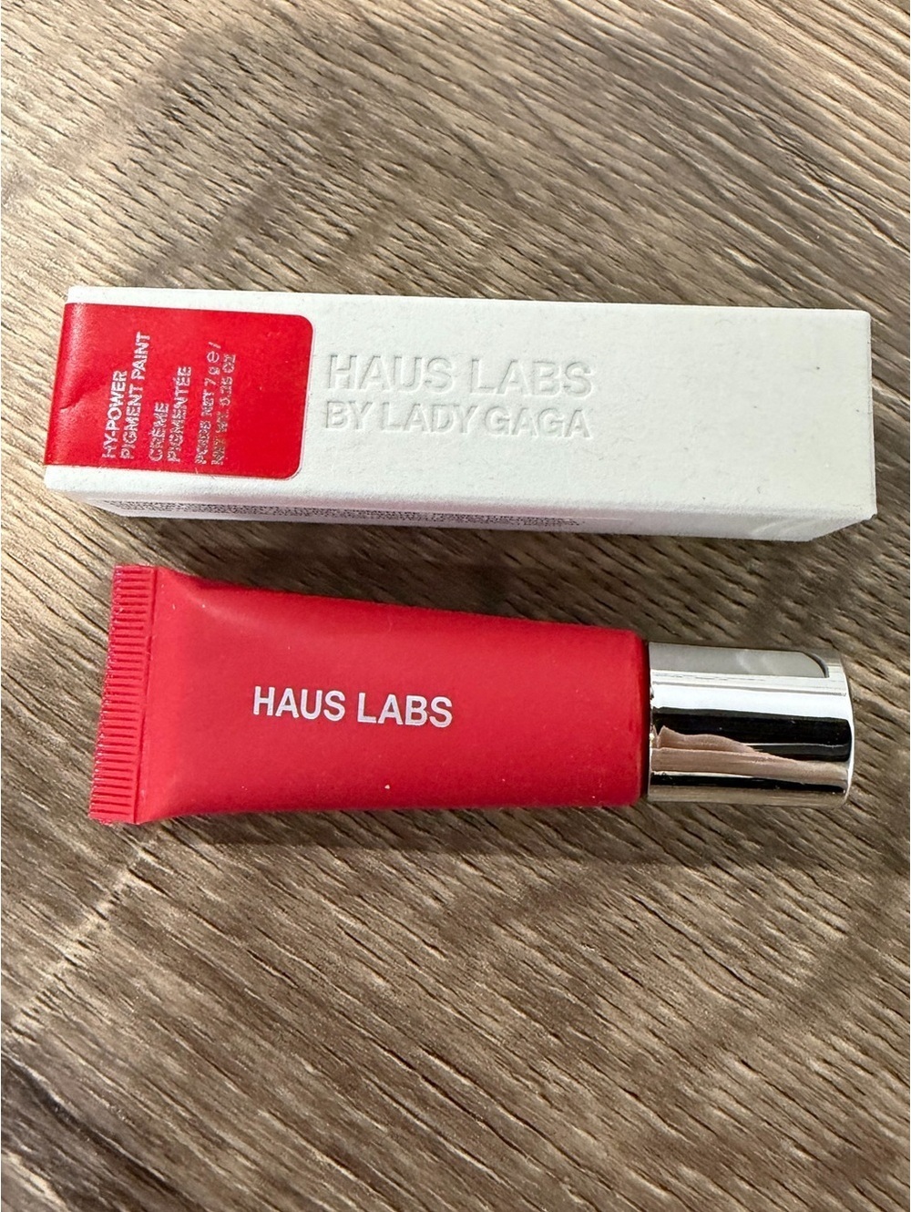 Haus Labs Hy-Power Pigment Paint in Scarlet Matte NEW